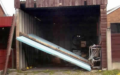 we don't just fix the door we can replace wooden frames and fascias